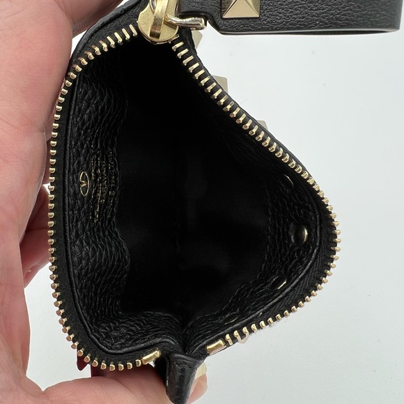 Valentino Garavani Rockstud Leather Coin Purse & Card Case - Picture 5 of 8